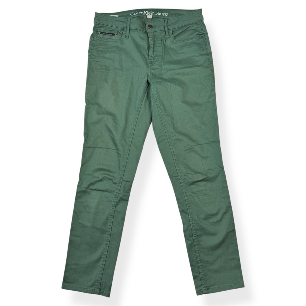 Calvin Klein Jeans Ankle Skinny Womens Size 28‎ Green